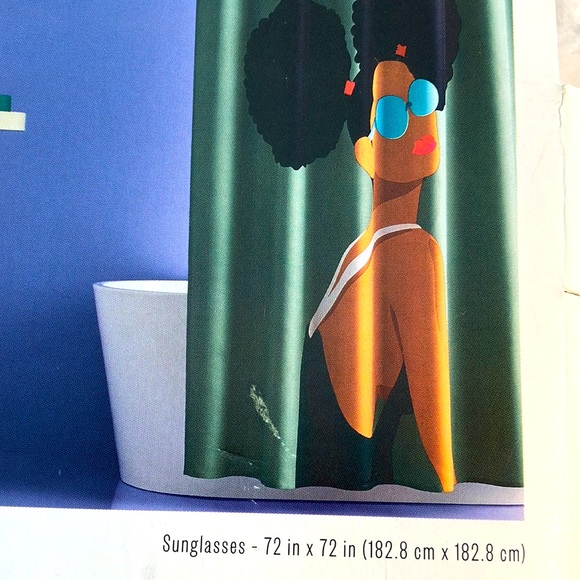 Room essentials, shower curtain - Picture 2 of 4